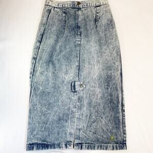 Vintage acid wash Too Cool For School skirt